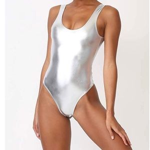 Metallic bodysuit